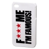 Футляр FMIF для мобильного телефона Apple iPhone 4/4S, белый, F*** ME I'M FAMOUS     [OhG] (H-115329)