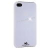Футляр Sash для мобильного телефона Apple iPhone 4/4S, украшен кристаллами Swarowski, белый, White Diamonds     [OhG] (H-115397)
