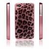 Чехол iCover Combi Leopard Case IP4-CL-P/P  для сотового телефона iPhone4/4S,розовый (пластик, кожа) (J&O_IP4-CL-P/P)