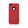 Чехол iCover Rubber Case IP4-RF-R  для сотового телефона iPhone4/4S,красный (пластик) (J&O_IP4-RF-R)
