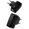 Зарядное устройство USB, 5В/1А, легкий вес, черный, Hama     [PxG] (H-104898)