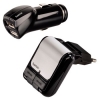 Набор зарядных устройств для Apple iPhone 3G/3GS/4/4S, 2 х USB, сетевое+автомобильное, черный/серый, Hama     [OhG] (H-108156)