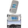 Портмоне Sun Visor  на солнцезащитный козырек авто, для  10 CD, нейлон, серый, Hama     [OhR] (H-17340)