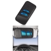 Портмоне Sun Visor на солнцезащитный козырек, 10 CD, ПВХ, черный, Hama     [OhS] (H-33836)