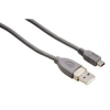 Кабель USB 2.0 A-mini B (B5 Pin) (m-m), 1.8 м, серый, Hama     [ObK] (H-54300)