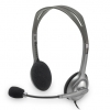 Наушники с микрофоном Logitech Stereo Headset H110 серебристая (981-000271)