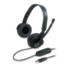 Наушники с микрофоном Genius HS-03U, Black