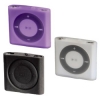 Набор футляров Sport Case для iPod shuffle 4G, 3 шт., силикон, прозрачный/черный/лиловый, Hama     [ObM] (H-13291)
