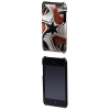 Футляр Star для iPod touch 4G, пластик, 3D рисунок, черный/белый/красный, Hama     [ObM] (H-13293)