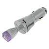 Зарядное устройство автомобильное USB, 500 мА, 12-24 В, серебристый, Hama     [ObM] (H-14060)
