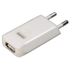 Зарядное устройство  USB для iPod/iPhone сетевое, 220В, белый, Hama     [ObM] (H-14123)