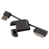 Кабель-брелок USB - Apple компактный, черный, Hama     [ObM] (H-80847)