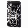 Футляр силиконовый Astao для iPod touch 2G/3G, черный/белый, Hama     [ObM] (H-86175)