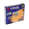 CD-RW Verbatim  700МБ, 80 мин., 8-12х, 5шт., Slim Case, Color, DL+, перезаписываемый компакт-диск (VER-43167)