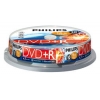 DVD+R Philips     4.7Gb, 16x, 10шт., Cake Box, записываемый DVD диск (DVD+R010C/PH16)