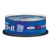 DVD+R Verbatim  4.7Gb, 16x, 25шт., Cake Box, (43539), Photo Printable, записываемый DVD диск (DVD+RC025P/V16)