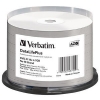 DVD-R Verbatim  4.7Gb, 16x, 50шт., Cake Box, (43755), Wide Thermal Printable, записываемый DVD диск (DVD-RC050TP/V16)