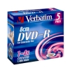 miniDVD-R Verbatim  1.4Gb, 4x, 5шт., Slim Jewel Case, (43510), записываемый DVD диск (DVD-RMJ005/V4)