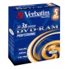 DVD-RAM Verbatim     9.4Gb, 2-3x, 5шт., Cartridge T4, (43493), двусторонний, перезаписываемый DVD диск (DVD-RAM005D/V)