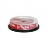 DVD-RW TDK        4.7Gb, 4x, 10шт., Cake Box, (t19525), перезаписываемый DVD диск (DVD-RWC010/TDK4)