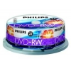 DVD-RW Philips     4.7Gb, 4x, 25шт., Cake Box, (DN4S4B25F/00), перезаписываемый DVD диск (DVD-RWC025/PH4)