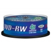 DVD-RW Verbatim  4.7Gb, 4x, 25шт., Cake Box, (43639), перезаписываемый DVD диск (DVD-RWC025/V4+)