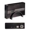 Корпус для жесткого диска 3.5" SATA, USB 2.0, eSATA/USB 2.0, "горячее" подключение, алюминий, черный, Hama     [OxC] (H-53152)
