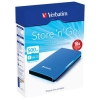 (53070) HDD портативный накопитель Вербатим Store'n'Go USB 3.0/2.0, 500GB 2.5", голубой (HDD-500GB/VER2.5U3Bl)