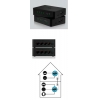 (WDBABY0000NBK-EESN)  Сетевой адаптер Вестерн Диджитал POWERLINE AV NETWORK KIT 2*4 Ethernet Ports HomePlug AV up to 200 Mbps (LW-0GB/WD/PL)