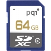 (6AEK-064GVR58A) Карта памяти PQI, стандарт SDXC класс 10, 64ГБ (SD10-64GB/PQI150)