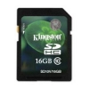 (SD10V/16GB) Карта памяти 16Gb Kingston, стандарт SDHC класс 10 (SD10V-16GB/K)
