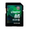 (SD10V/4GB) Карта памяти 4Gb Kingston, стандарт SDHC класс 10 (SD10V-4GB/K)