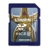 (SD6A/64GB) Карта памяти Kingston, стандарт SDXC класс 6, 64Gb (SD6-64GB/K-U)