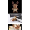 (DR09031-4BR) Флэш-драйв Bone Deer driver 4Gb, коричневый, Retail (FD-4GB/B_DEER/BR)
