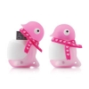 (DRV07051-4P) Флэш-драйв Bone Valentine Penguin driver 4Gb, розовый с розовым шарфом, Retail (FD-4GB/B_PENGUIN/P)