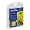 Brother Картридж струйный для DCP130C/330С, MFC-240C/5460CN. Жёлтый. 500 страниц. (BrLC1000Y)