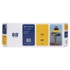 HP №83  Картридж для принтеров HP DesignJet 5000/ 5500, желтый, 680мл. (HP-C4943A)