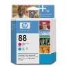 HP №88 Печатающая головка для Officejet Pro K550/ K550dtn/ K550dtwn, пурпурная и голубая (HP-C9382A)