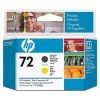 HP №72 Печатающая головка  для Designjet T1100/T610, матовая, черная и желтая (HP-C9384A)