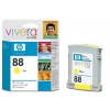 HP №88 Картридж для HP Officejet Pro K550, желтый Vivera, 10 мл. (HP-C9388AE)