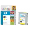 HP №88 Картридж для Officejet Pro K550, с желтыми чернилами Vivera, 19 мл. (HP-C9393AE)