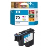 HP №70 Печатающая головка для Designjet Z2100/Z3100, Photosmart Pro B9100, пурпурная и желтая (HP-C9406A)
