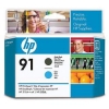 HP №91 Печатающая головка для печати Designjet Z6100, матовая чёрная, голубая, 775 мл. (HP-C9460A)
