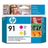 HP №91 Печатающая головка для печати Designjet Z6100, пурпурный жёлтый, 775 мл. (HP-C9461A)