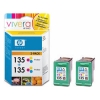 HP №135 Картридж C8766HE для Deskjet 460c/cb/wbt, двойная упаковка (HP-CB332HE)