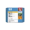 HP №70 Катридж для принтеров Designjet Z2100, серый, 130 мл, в упаковке 2 шт (HP-CB341A)