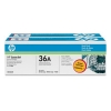 HP 36A Картридж для принтера HP LJ P1505/M1120/M1522 черный, (2000 стр) двойная упаковка. (HP-CB436AD)