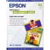EPSON S041106 A4 бумага Photo Quality Self adhesive (10 листов,  167  г/м2)  (самоклей)