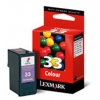 LEXMARK №33 (новый) Принт-картридж цветной для Z815/X5250 (LX-18CX033E)