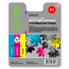 Картридж CACTUS  CS-CL51 для CANON PIXMA  MP150/ MP160/ MP170/ MP180/ MP450 /MP460; iP2200/ iP6210/ iP6220/ iP6220D/ iP6310/ iP6310D;  MX300/ MX310